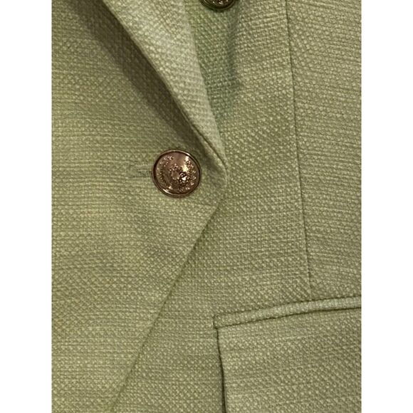 NWT White House Black Market Sage Mint Tweed Studio Vest 12 - Picture 6 of 8